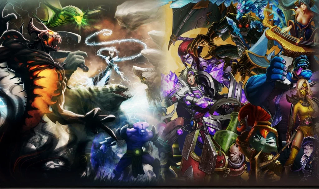 Dota vs league legends 